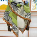 Cavalier en Formes shawl 140 CM In Colorful Cashmere And Silk 227893