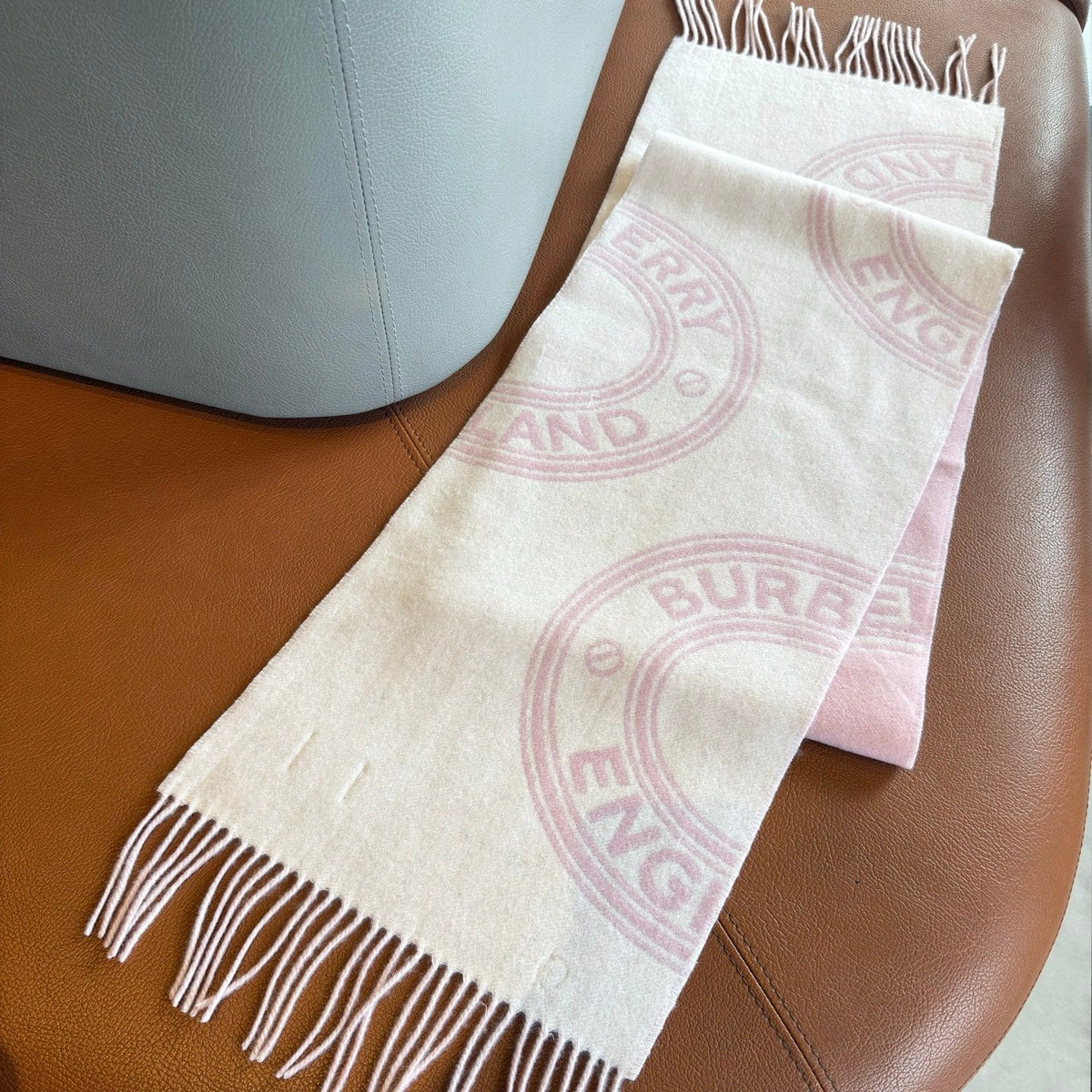 BBR Long Scarf 170CM Pink Calico Cashmere 150403