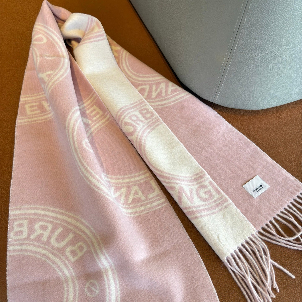 BBR Long Scarf 170CM Pink Calico Cashmere 150403