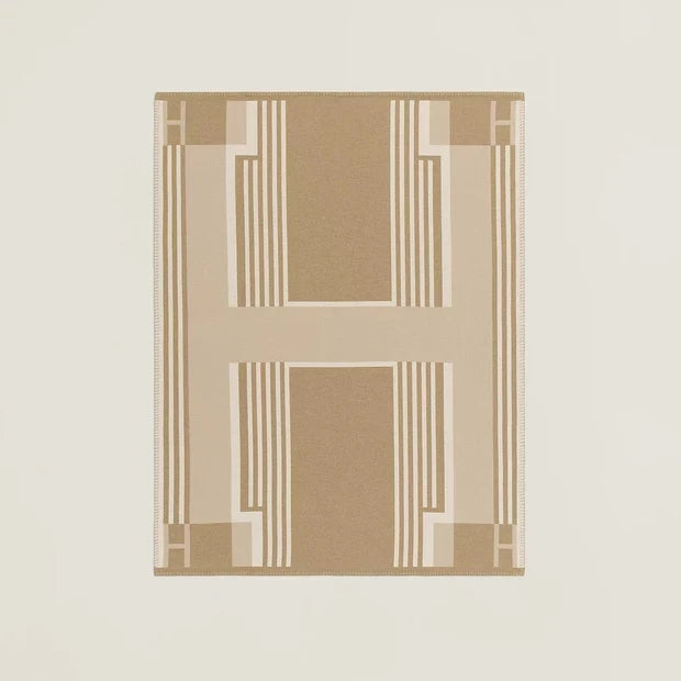 Hermes Ithaque Throw Blanket Wool Cashmere
