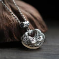 Koi Fish Jade Pendant-925 Silver