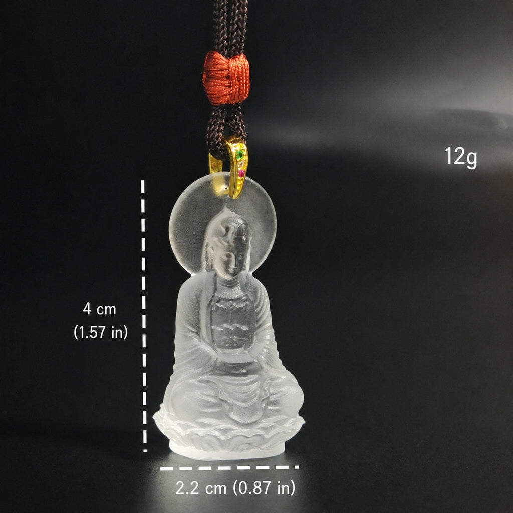 Liuli Guanyin Pendant – Compassion. Peace & Gentle Protection