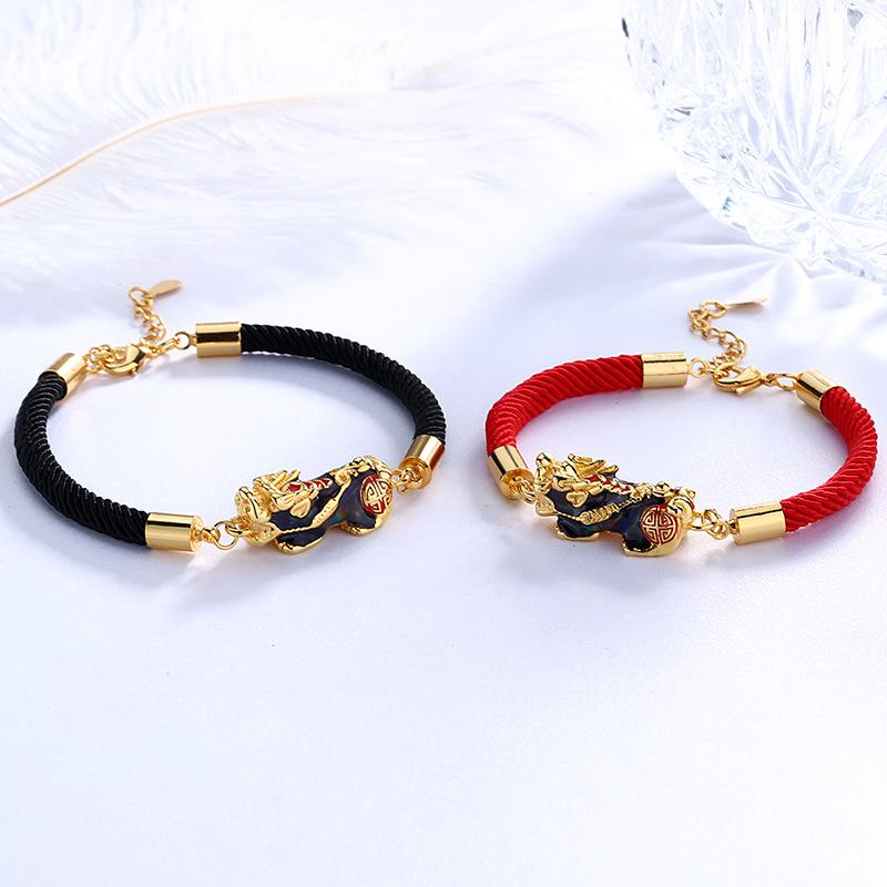 Lucky Rope Changing Color Pixiu Bracelet