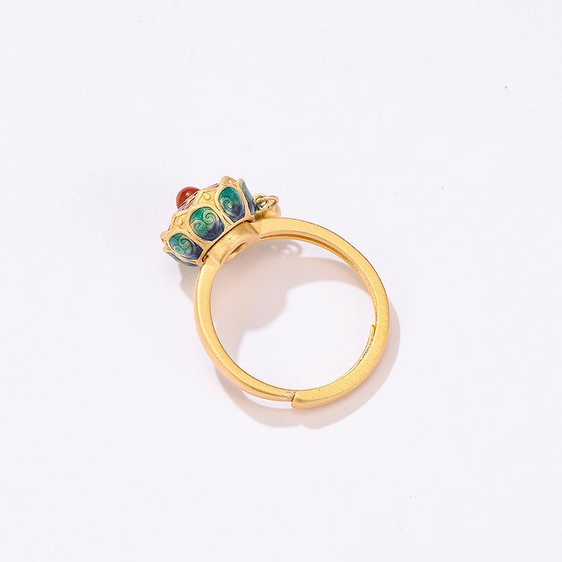 Mighty Protector Tibetan 925 Silver Ring