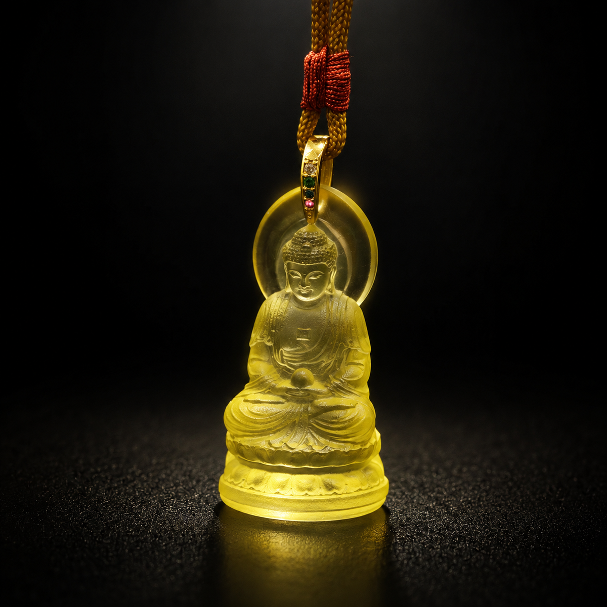Amitabha Liuli Pendant ¨C Peace. Blessings & Inner Serenity