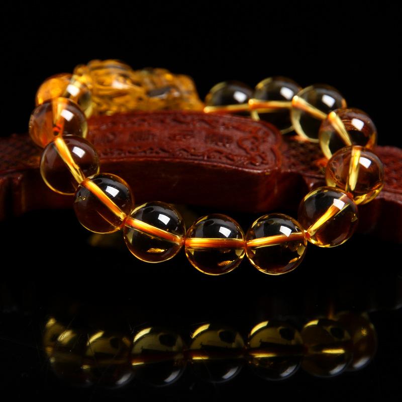 Natural Citrine Pixiu Wealth Bracelet
