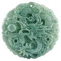Natural Jade Dragon Wealth Pendant-Grade A Jade