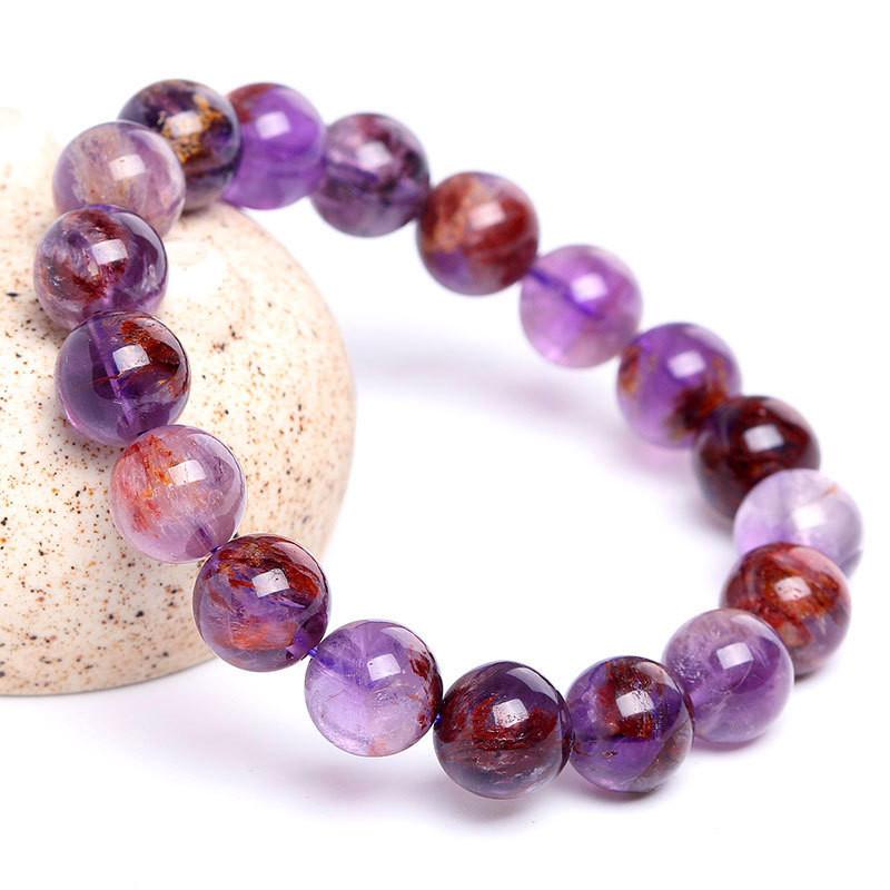 Natural Rutilated Crystal Stone Healing Bracelet