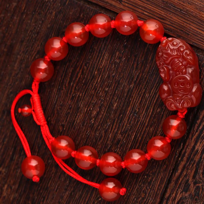 New Edition Red AgatePixiu Lucky Rope Bracelet