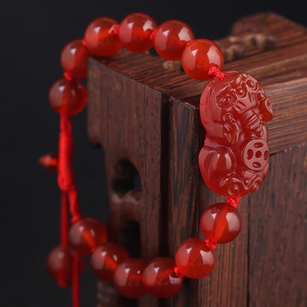 New Edition Red AgatePixiu Lucky Rope Bracelet