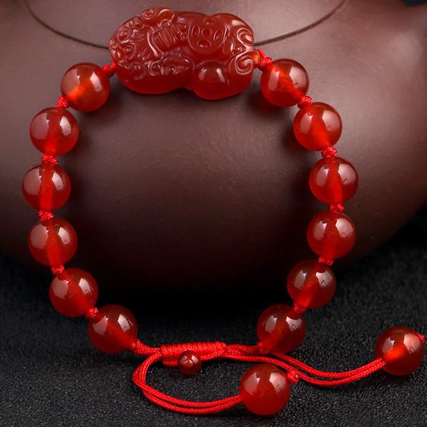New Edition Red AgatePixiu Lucky Rope Bracelet