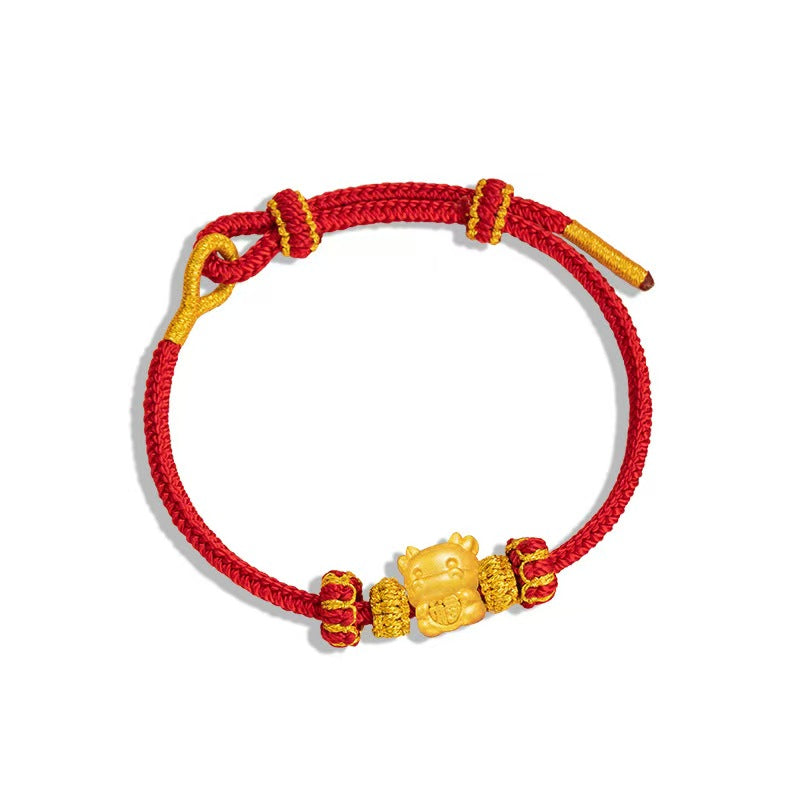 12 Zodiac Fortune Gold Bracelet ¨C Wealth on Arrival Lucky Year Series
