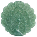 Peacock Grade A White Jade Pendant