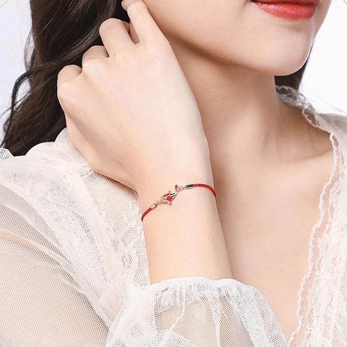 Red String Bracelet-Koi Fish