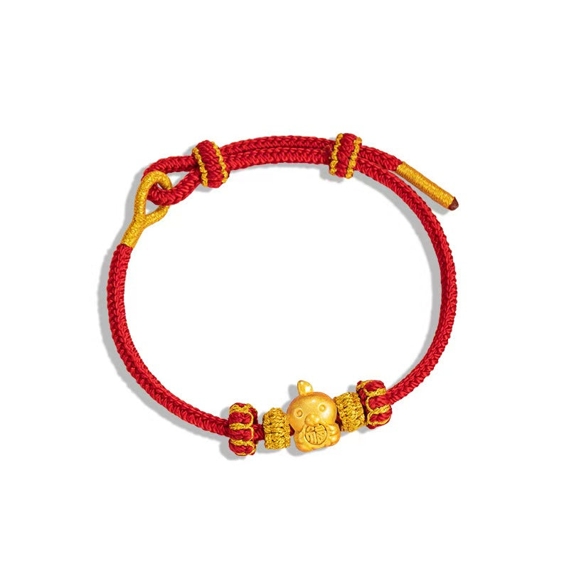 12 Zodiac Fortune Gold Bracelet ¨C Wealth on Arrival Lucky Year Series