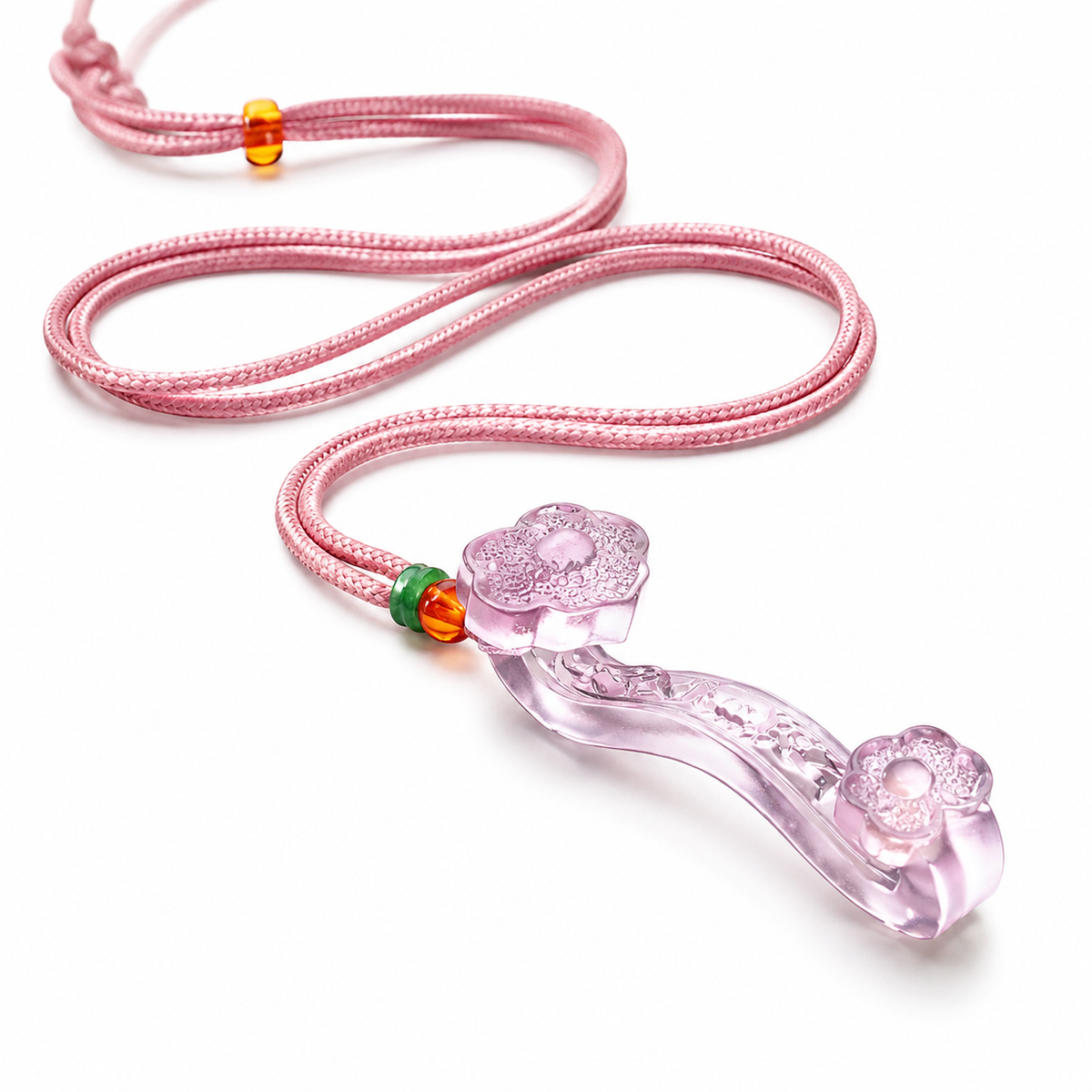 The Flow of Intentions: Handcrafted Liuli Ruyi Amulet