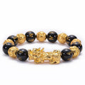Six True Words Gold Pixiu Mantra Protection Bracelet