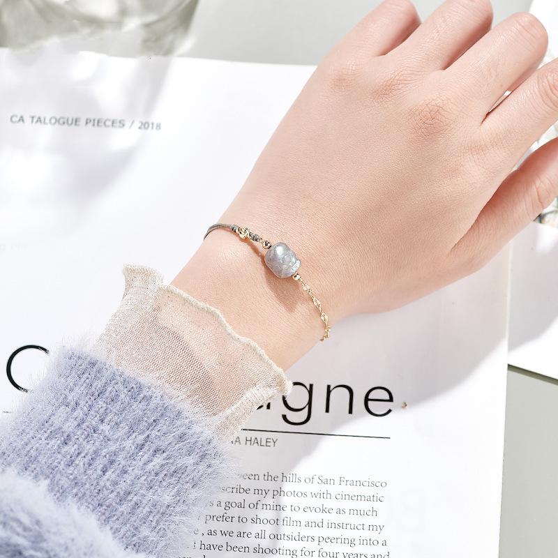 Strawberry Quartz Pixiu Energy Bracelet