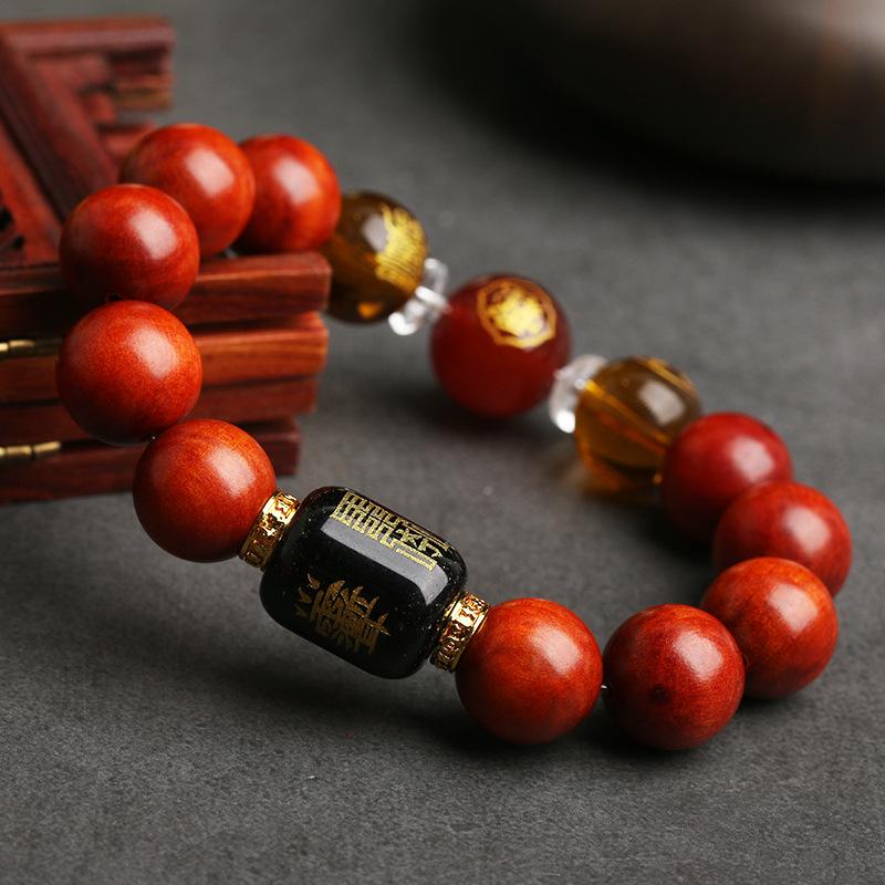 Tai Sui Raja Kayu Wood Beads Protection Bracelet