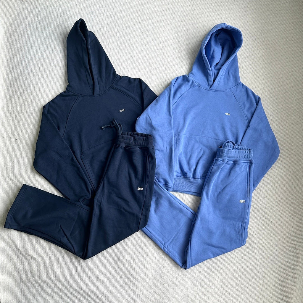 6PM Tracksuit Navy Blue/Sky Blue
