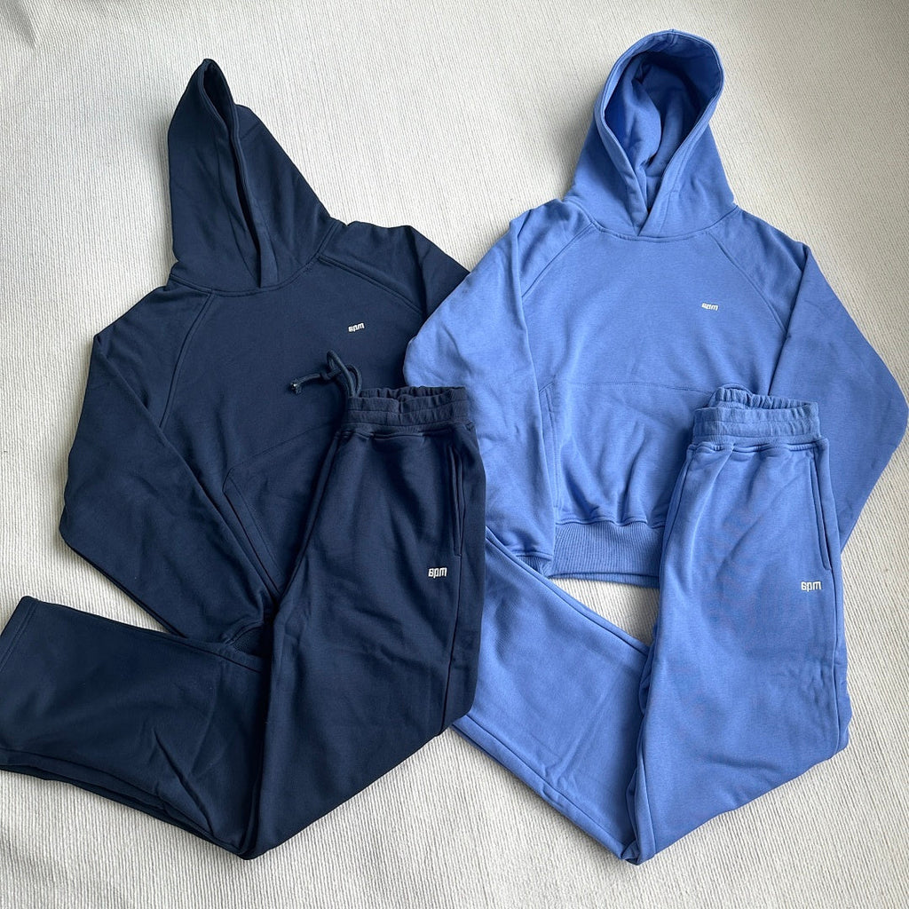 6PM Tracksuit Navy Blue/Sky Blue