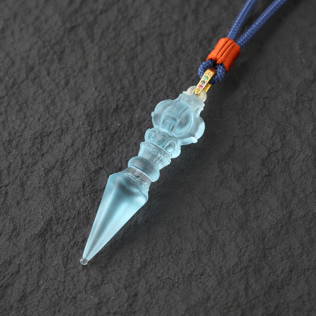 Vajra Phurba Liuli Pendant – Protection. Clarity & Spiritual Strength