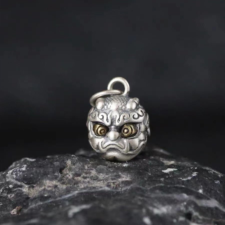 Vintage Pixiu 925 Silver Lucky Pendant Necklace