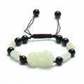 White Jade Pixiu Lucky Bracelet