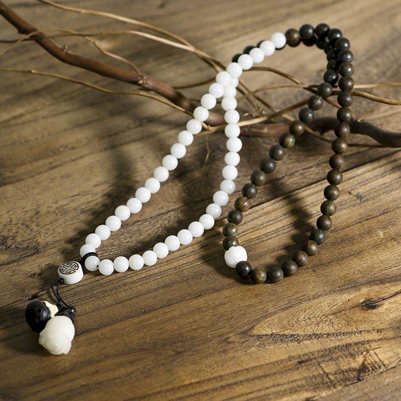 Xingyue Bodhi 108 Beads Green Sandalwood Prayer Bracelet