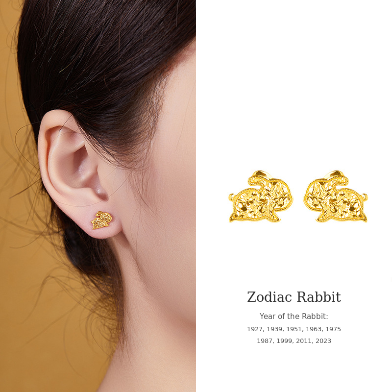 18K Gold-Plated 925 Silver Zodiac Stud Earrings-Your Sign. Your Story
