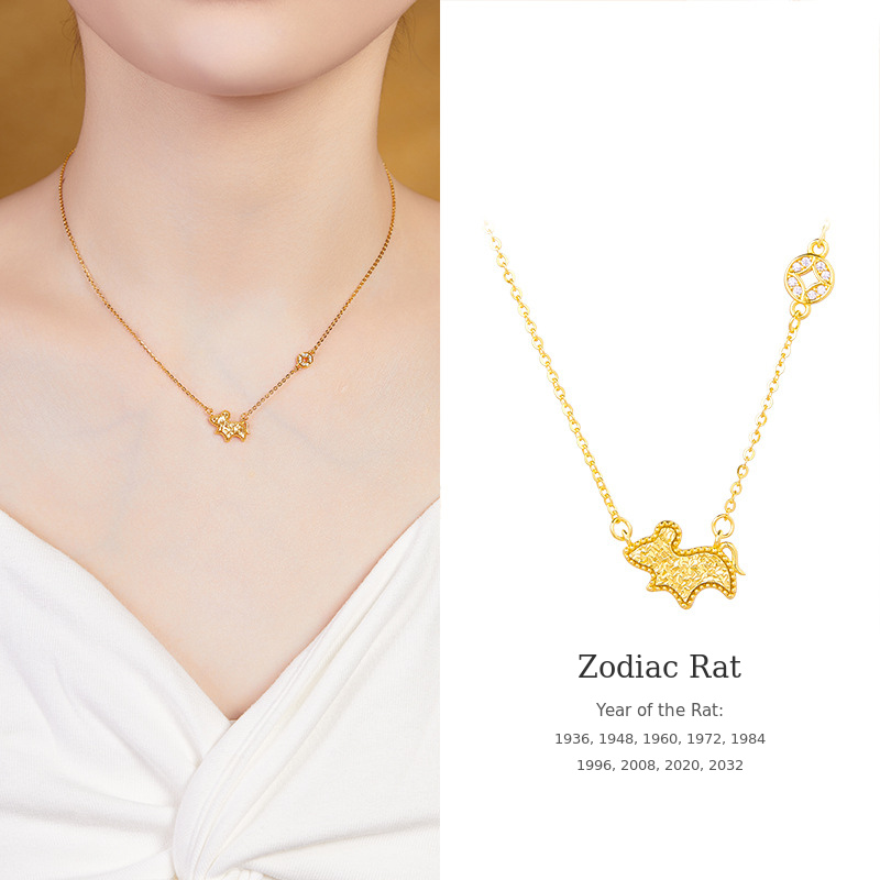 Guided by Your Sign-18K Gold Plated 925 Silver Zodiac Necklace
